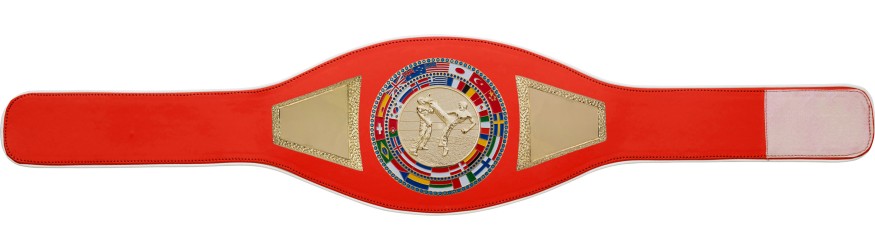 KICKBOXING CHAMPIONSHIP BELT-PROFLAG2/FLAG/G/KBOG - VARIETY OF LEATHER COLOURS AVAILABLE KICKBOXING CHAMPIONSHIP BELT-PROFLAG2/FLAG/G/KBOG - VARIETY OF LEATHER COLOURS AVAILABLE